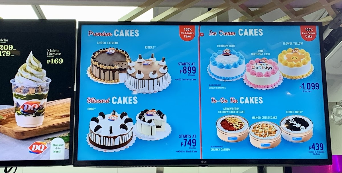 Dairy Queen - One Ayala Photo Menu 5