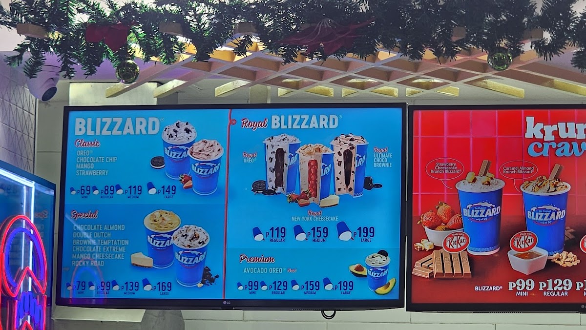Dairy Queen - One Ayala Photo Menu 8