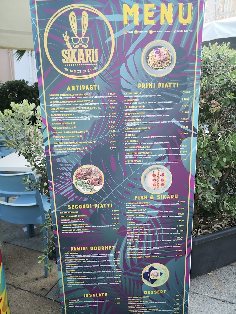 Sikaru Unconventional restaurant Photo Menu 2