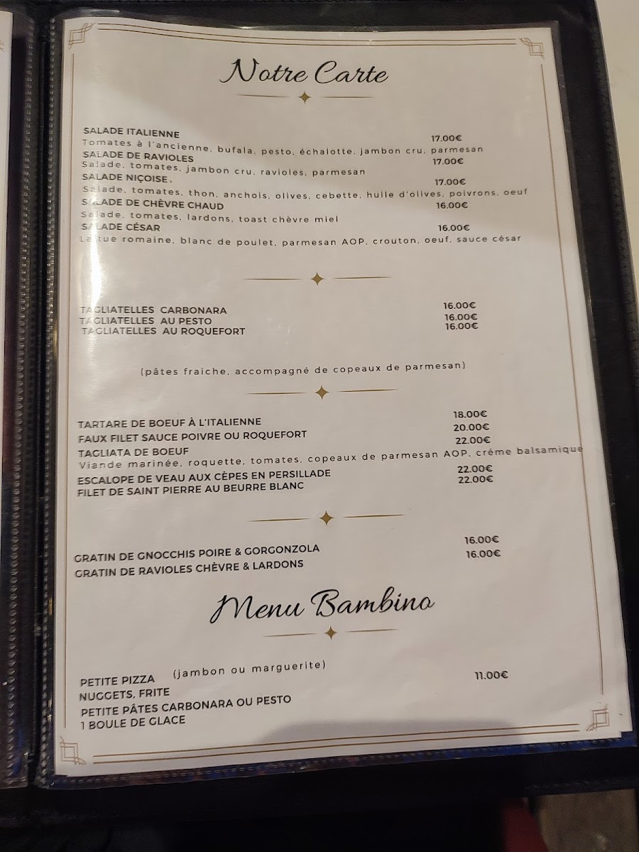 Le Chalvet Photo Menu 2