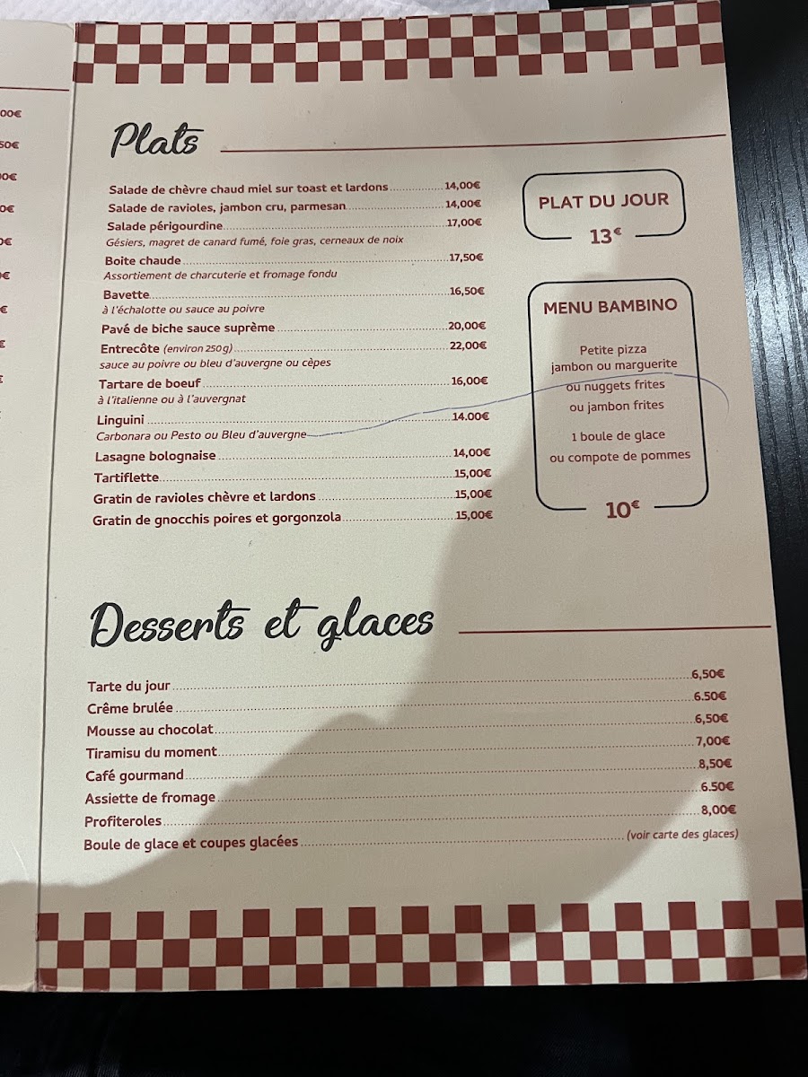 Le Chalvet Photo Menu 6