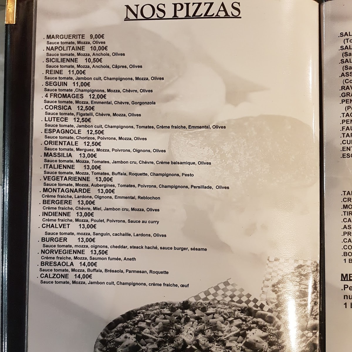 Le Chalvet Photo Menu 8