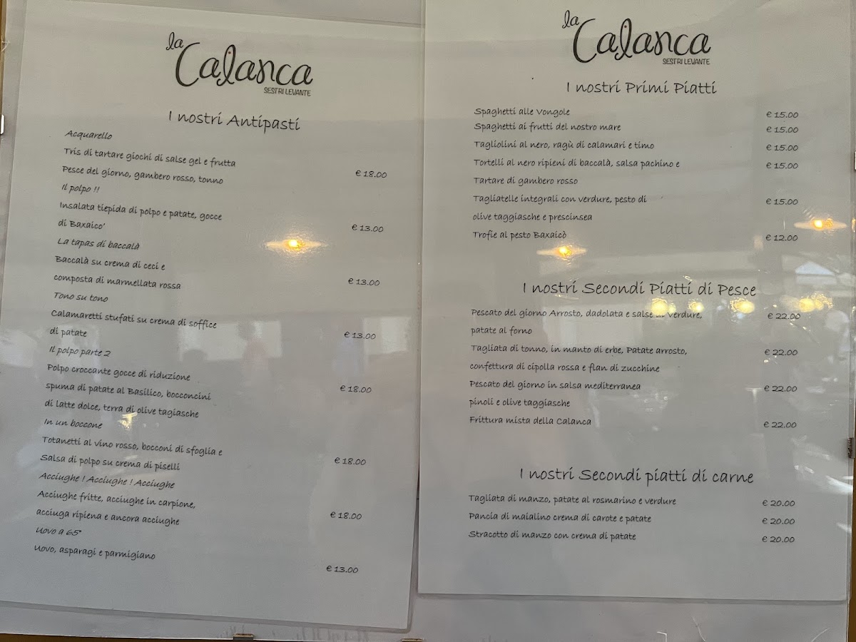 La Calanca Photo Menu 3