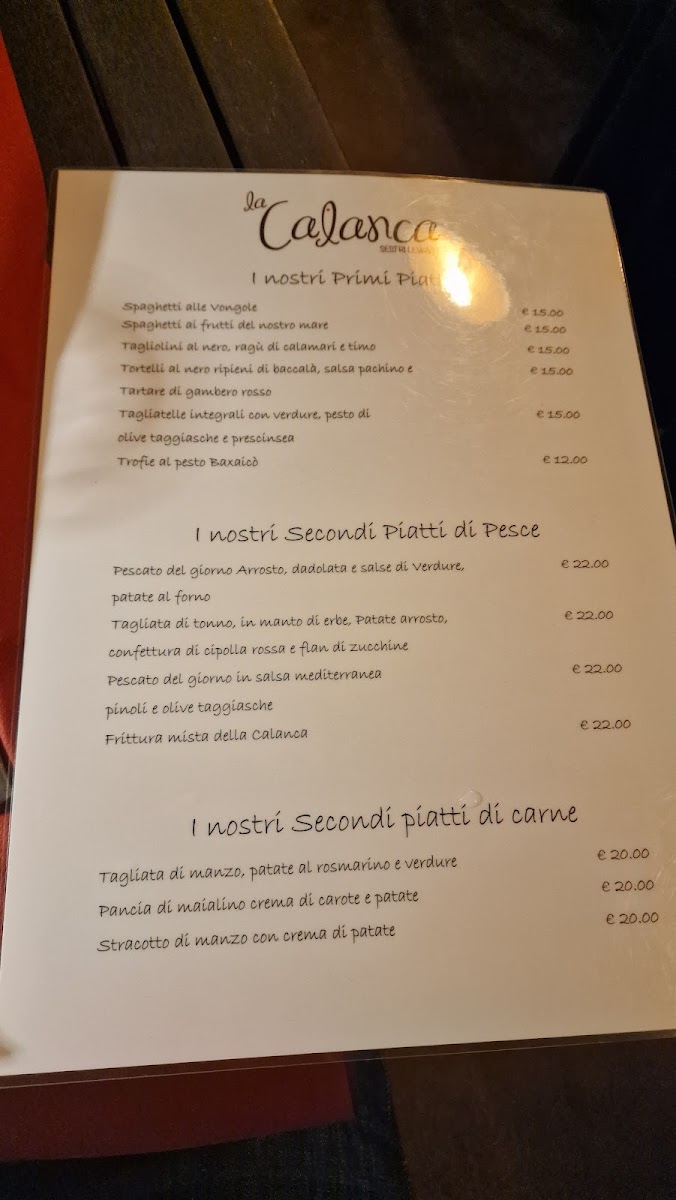 La Calanca Photo Menu 4