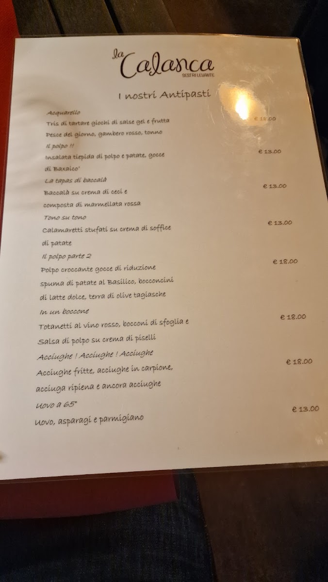 La Calanca Photo Menu 5