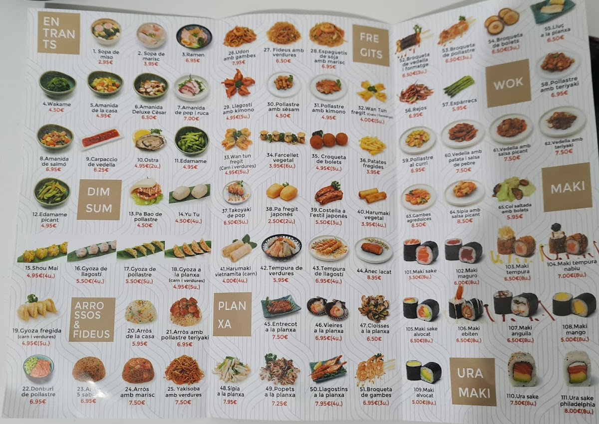 Koyo Sushi Sants Photo Menu 2