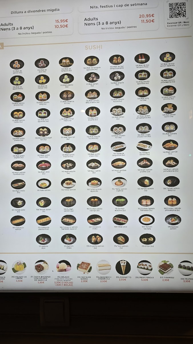 Koyo Sushi Sants Photo Menu 3
