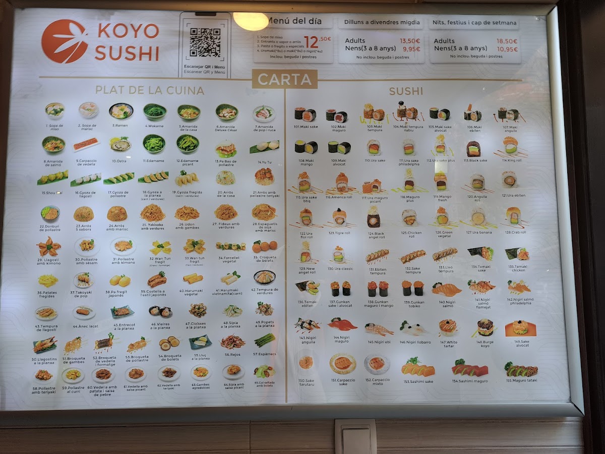 Koyo Sushi Sants Photo Menu 5