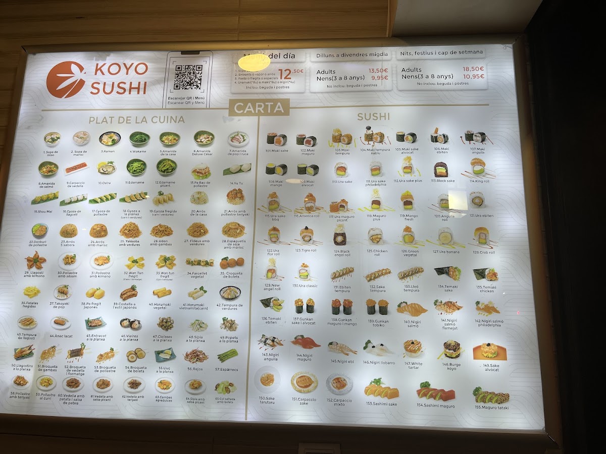 Koyo Sushi Sants Photo Menu 7