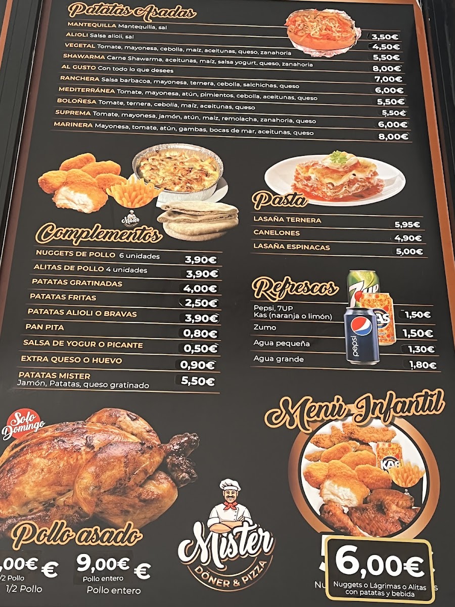 MISTER DÖNER & PIZZA Photo Menu 1