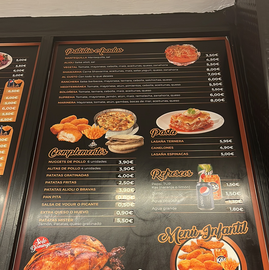 MISTER DÖNER & PIZZA Photo Menu 2