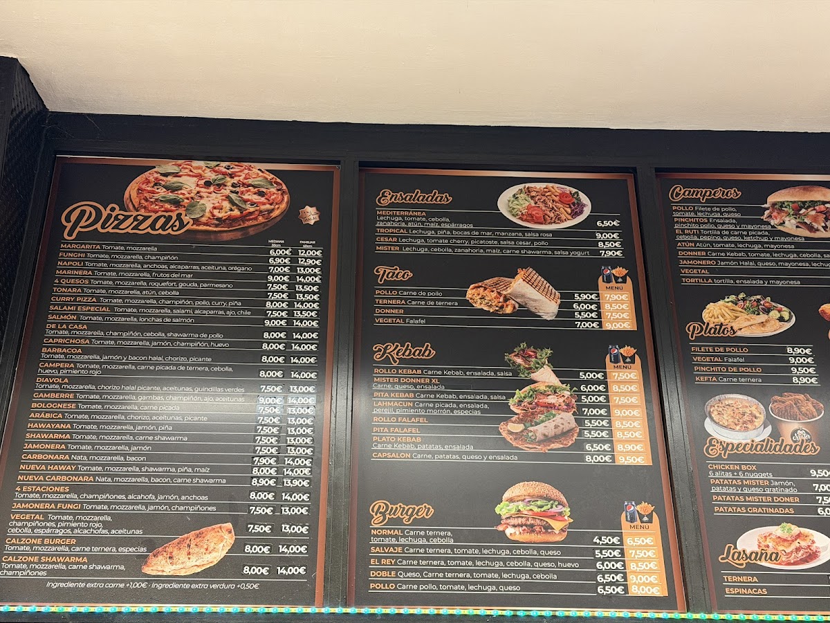 MISTER DÖNER & PIZZA Photo Menu 3