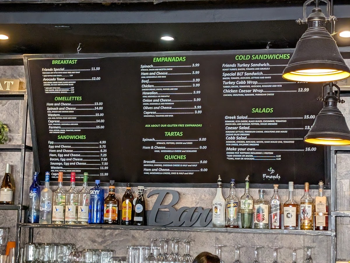 Friends Cafe Photo Menu 2