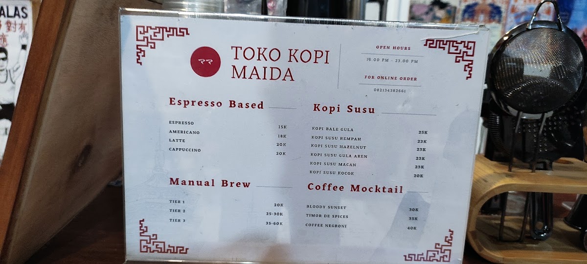 Toko Kopi Maida Photo Menu 3