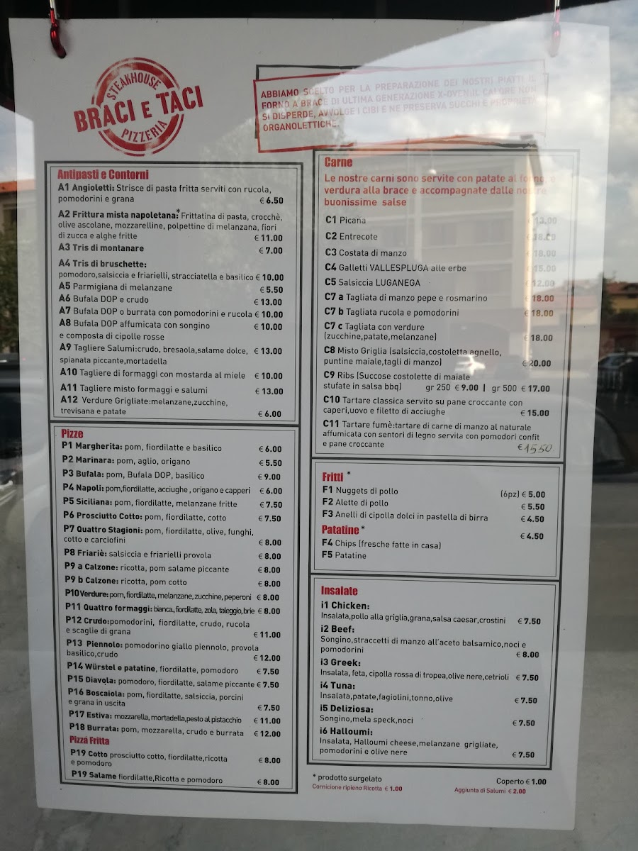 Braci e Taci - Steakhouse Pizzeria Photo Menu 9
