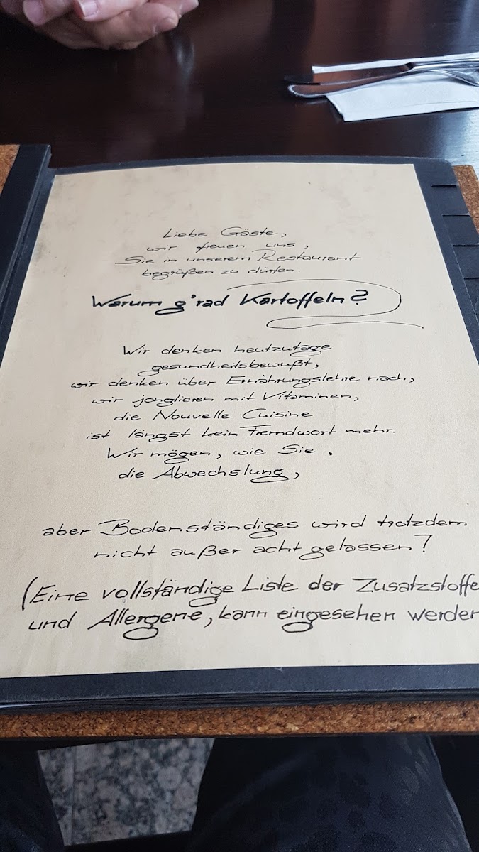Restaurant K.Toffels Photo Menu 1