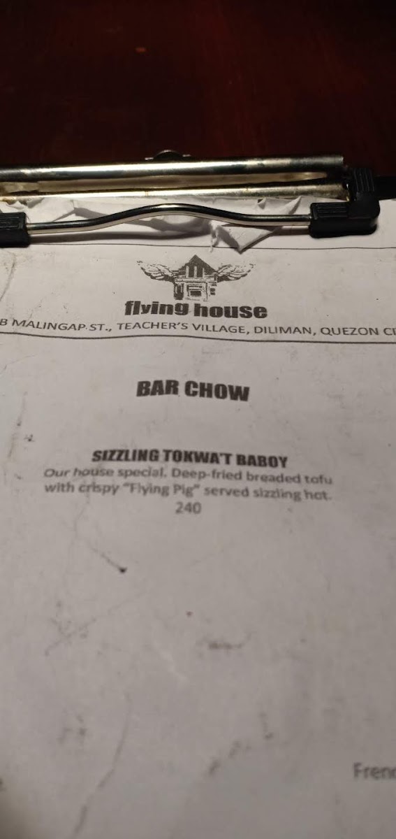 Flying House Photo Menu 7
