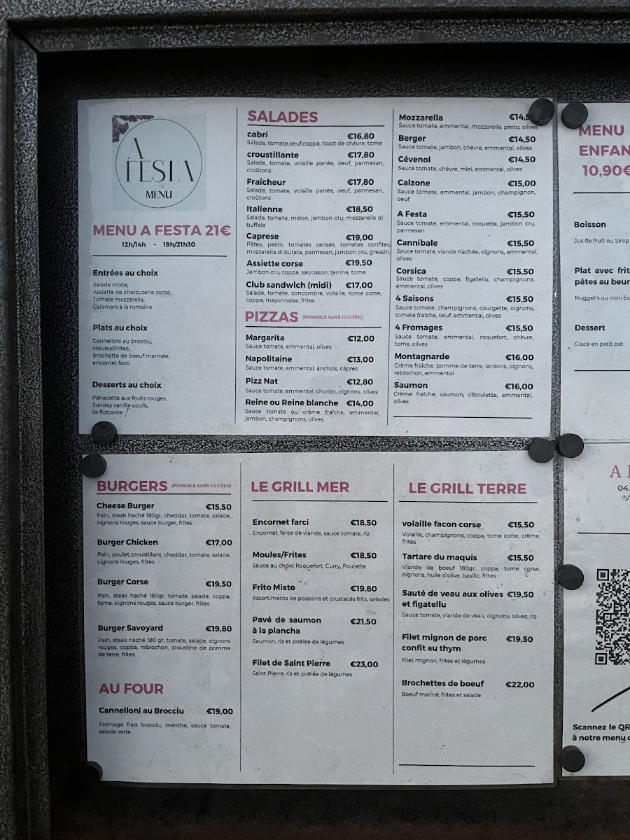 A Festa Photo Menu 3