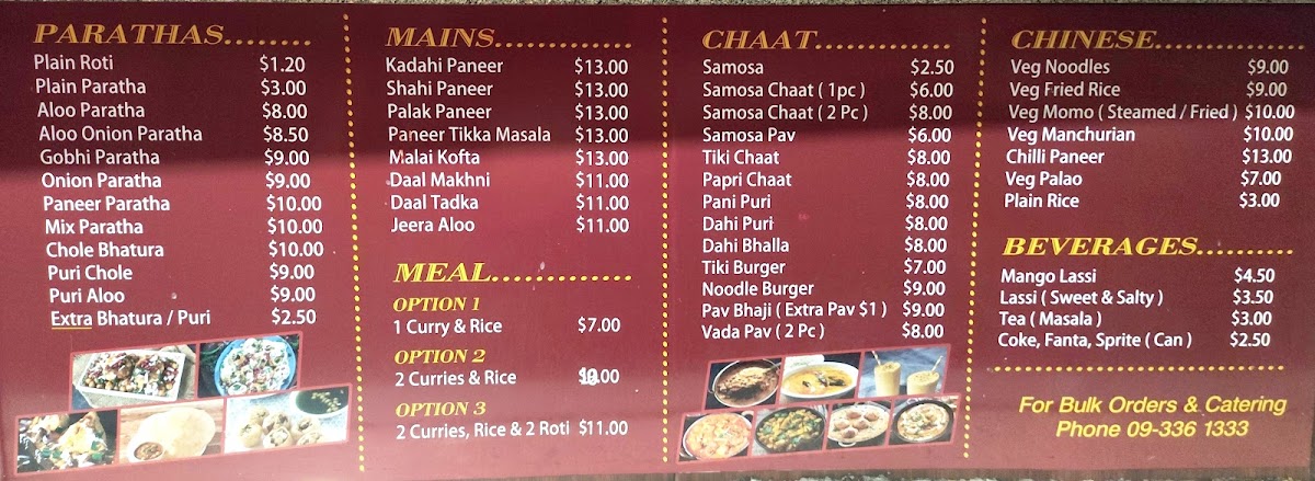 Bal Ganga Indian Takeaway Photo Menu 4