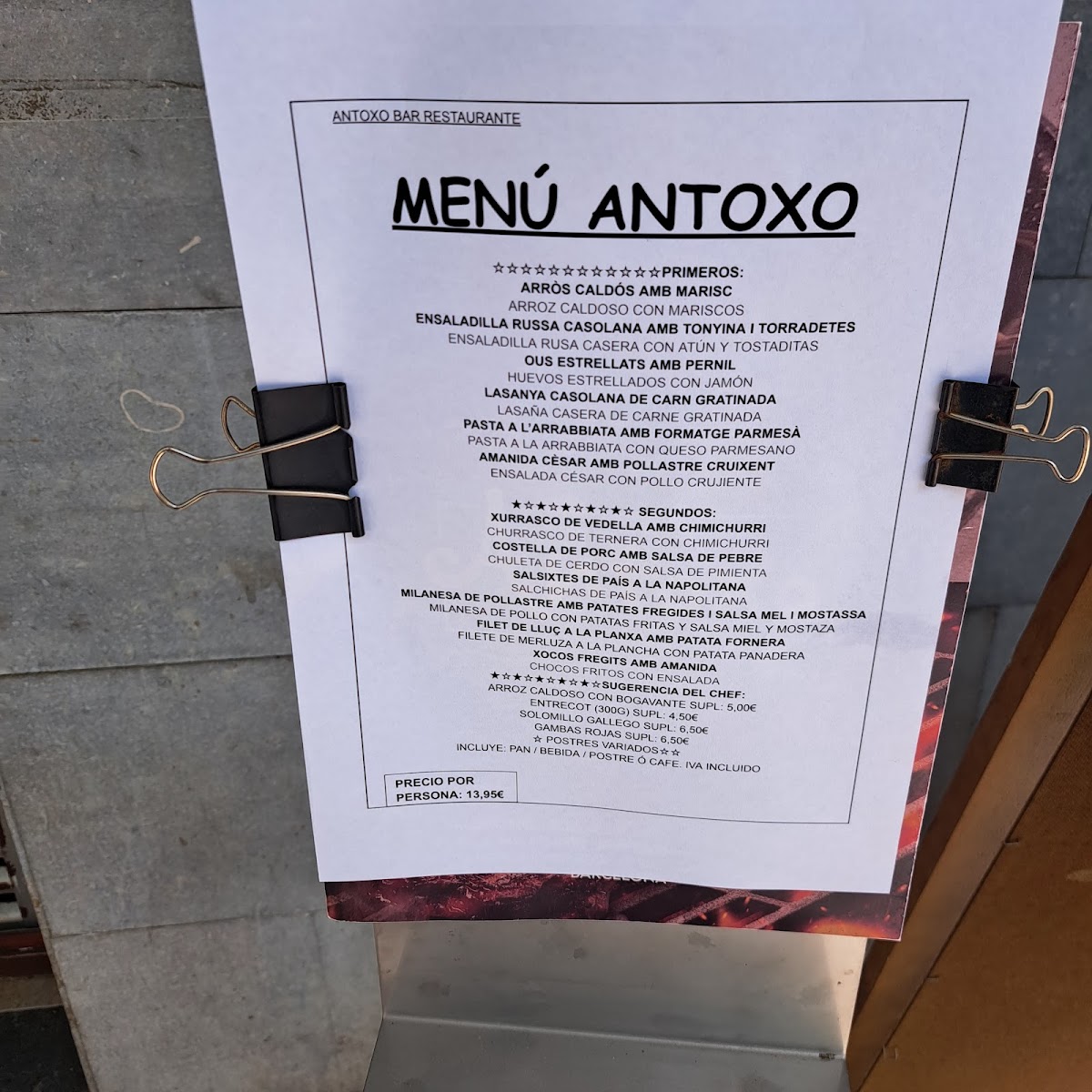 Antoxo Photo Menu 1