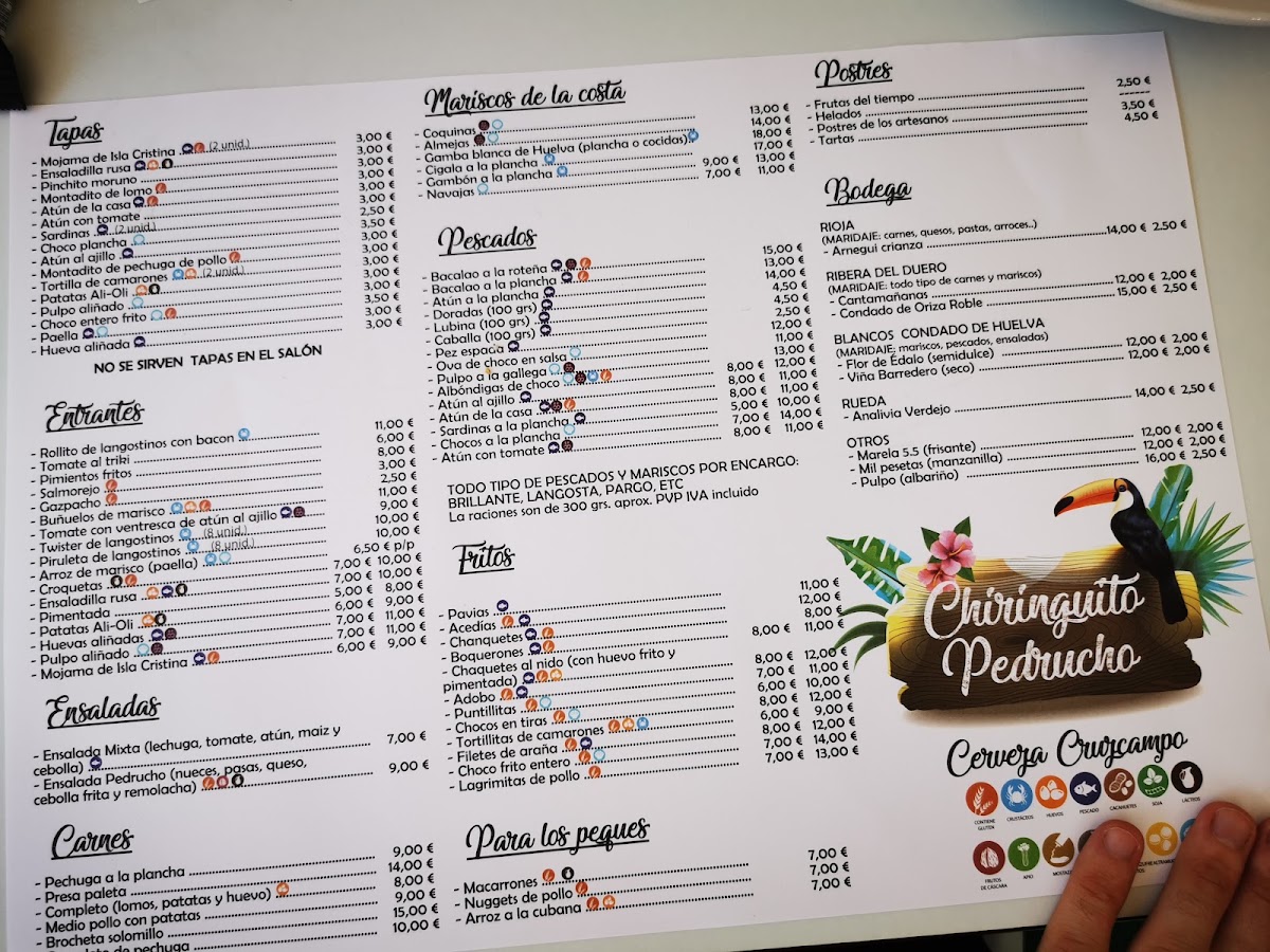 Chiringuito Pedrucho Photo Menu 1