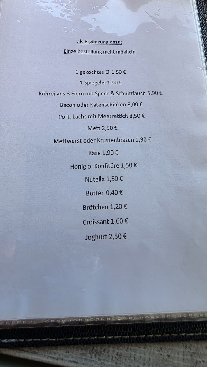 Café & Bistro Südstrand Photo Menu 2
