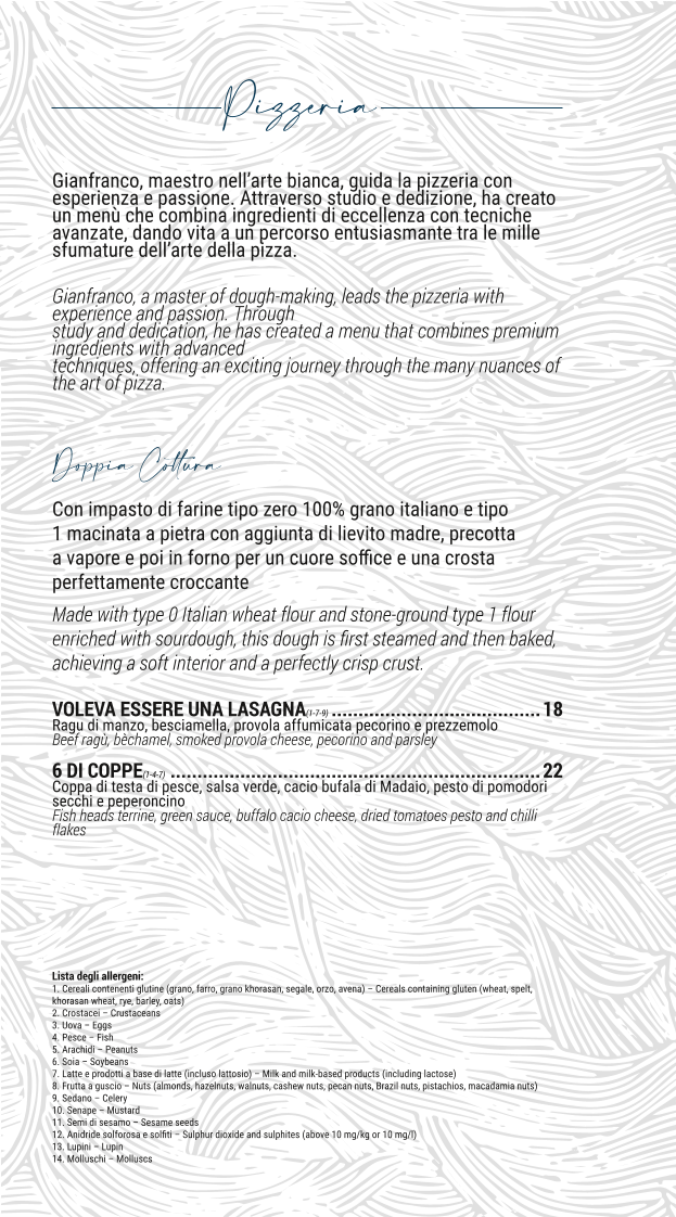 Ristorante Zanfa Bros Photo Menu 2
