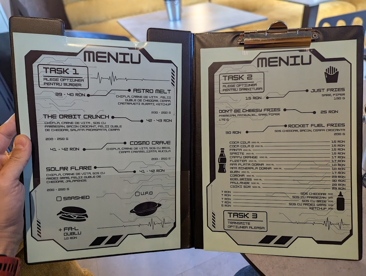 The Alien Burgers Photo Menu 5
