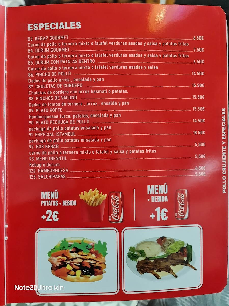Aziz Istanbul Photo Menu 1