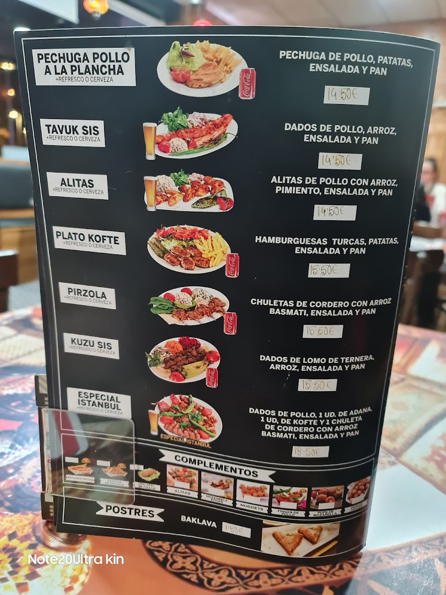 Aziz Istanbul Photo Menu 5
