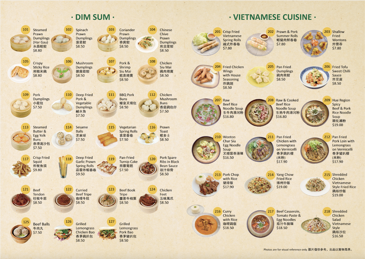 Golden Viet NorthWest Photo Menu 3