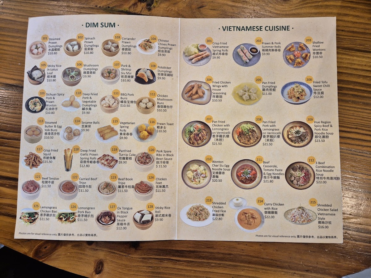 Golden Viet NorthWest Photo Menu 4