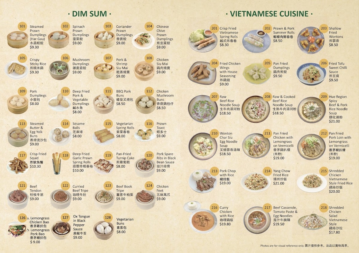 Golden Viet NorthWest Photo Menu 5