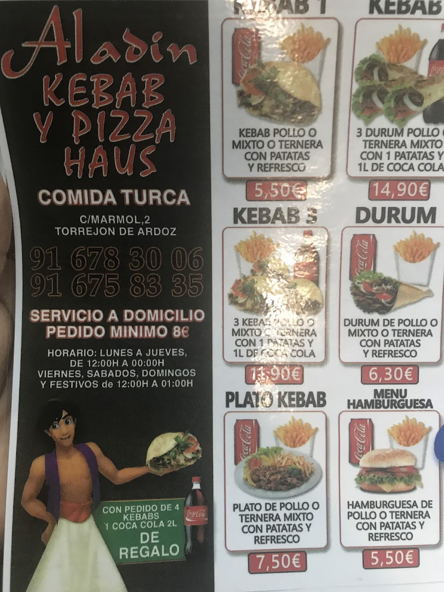 ALADIN DONER KEBAB PIZZERÍA Photo Menu 8
