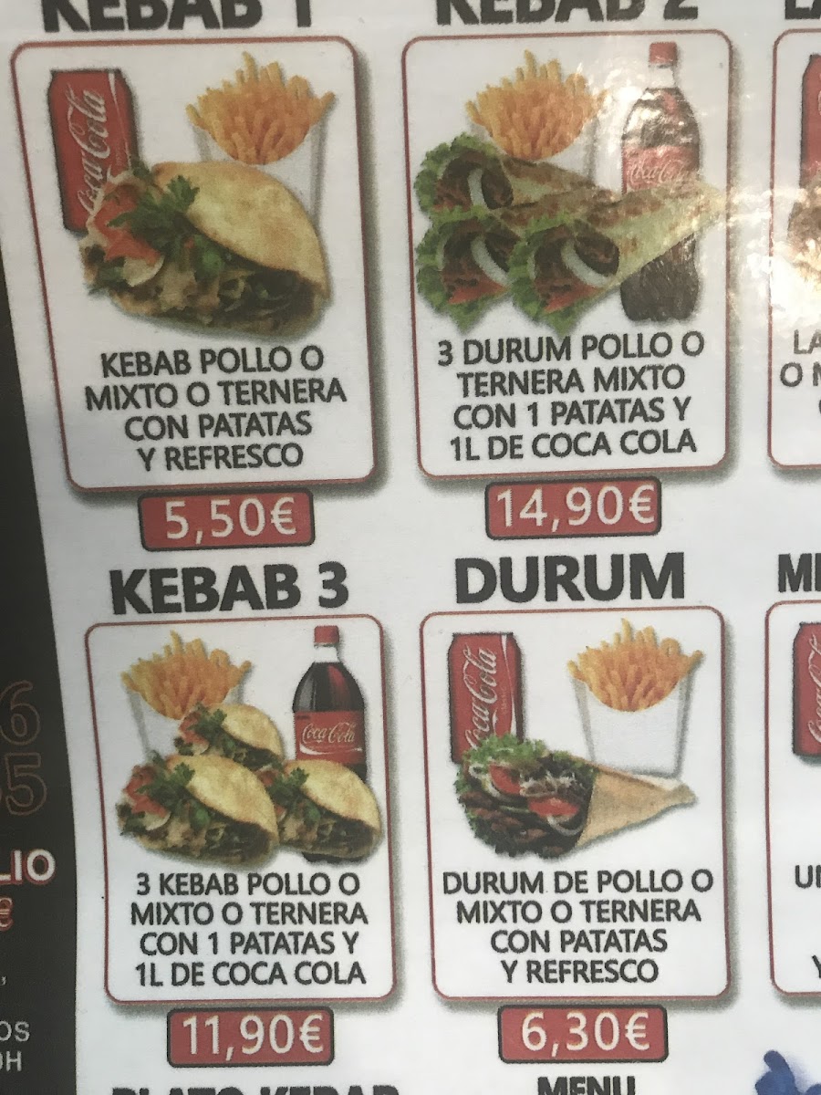 ALADIN DONER KEBAB PIZZERÍA Photo Menu 9