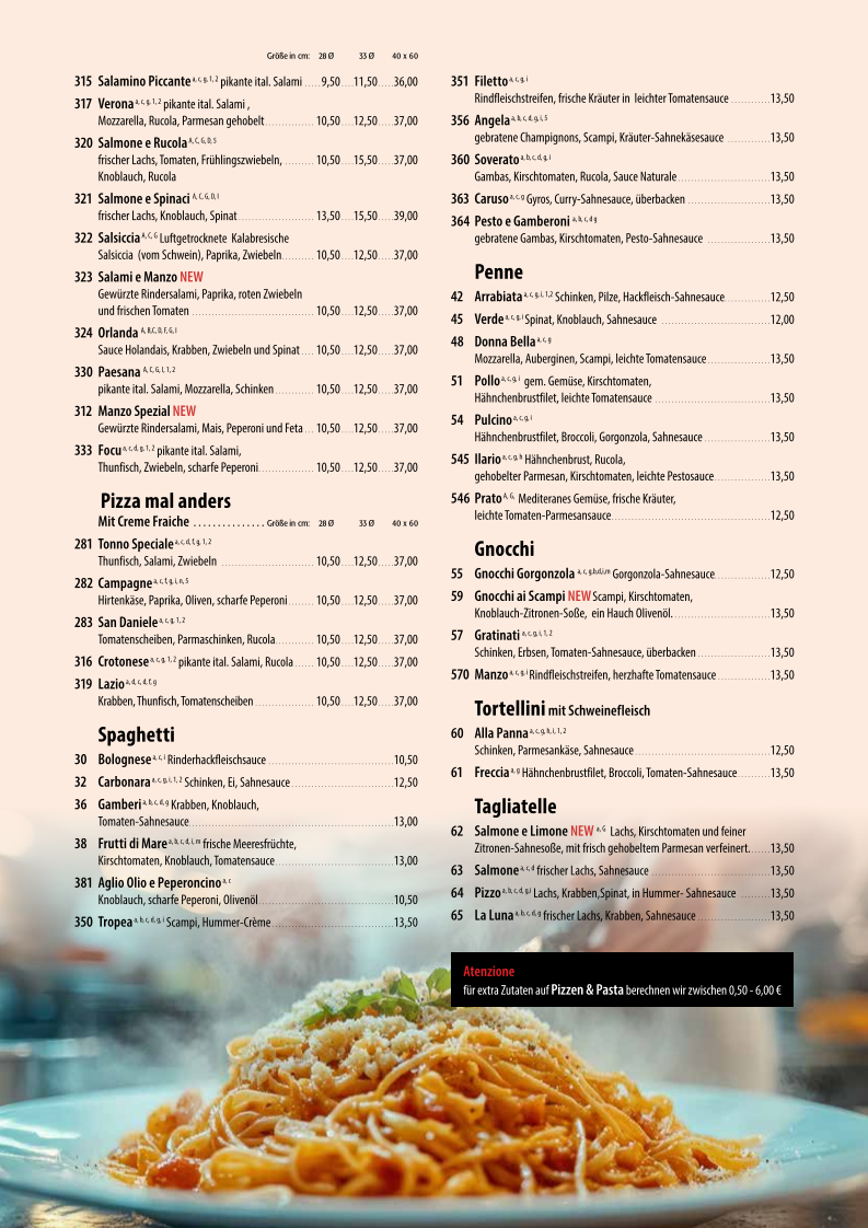 La Luna - Pizza Lieferdienst Moers ???? Photo Menu 2