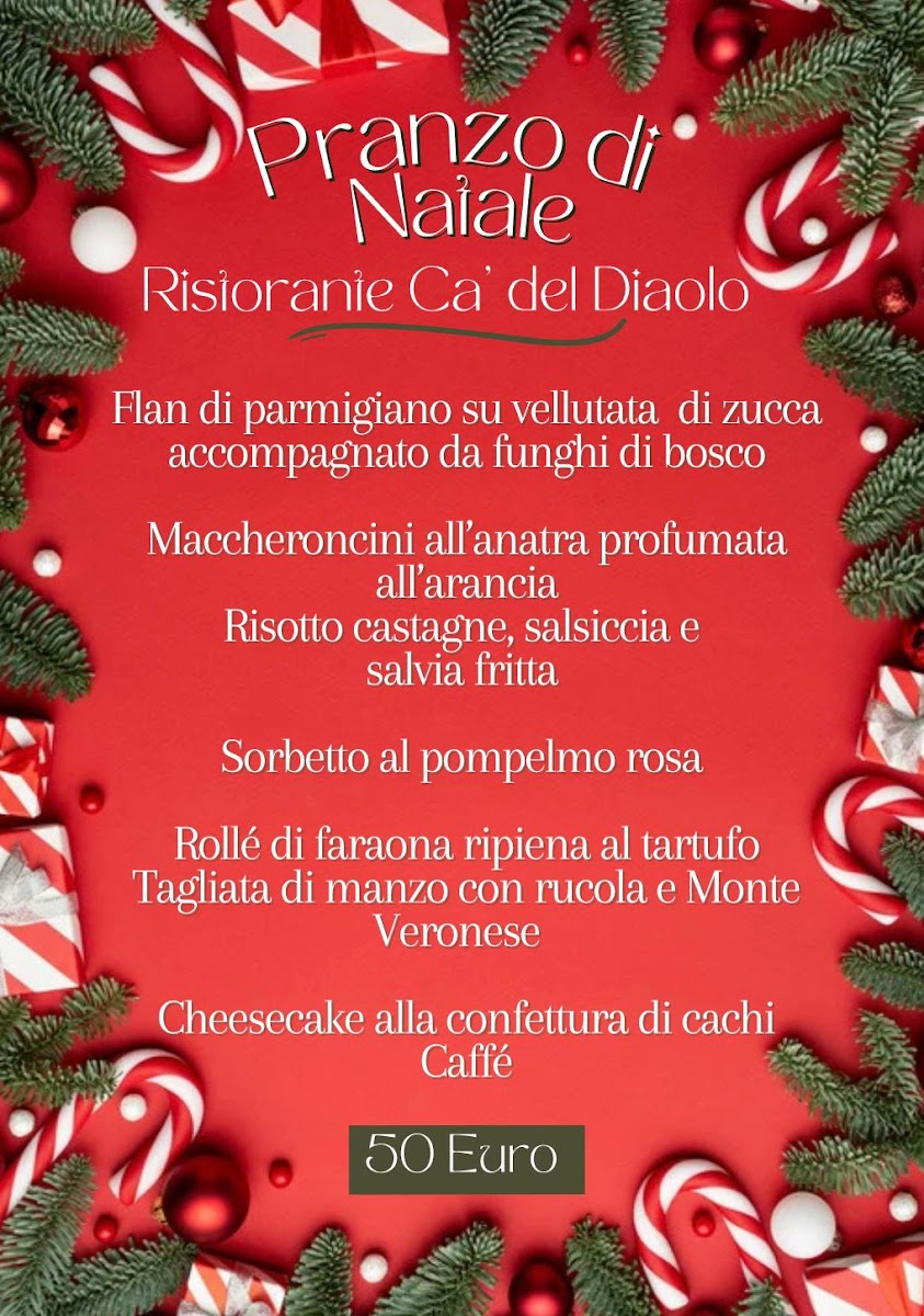 Ca' del Diaolo Ristorante, Camere, Bar Photo Menu 3