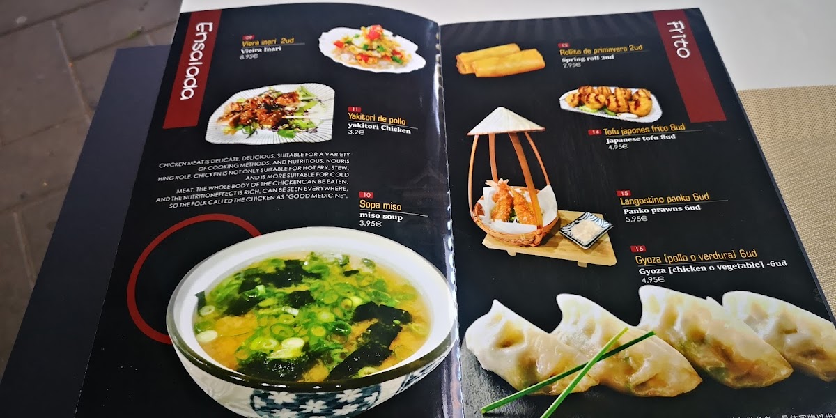 Inari Sushi Noodles Corea Photo Menu 2