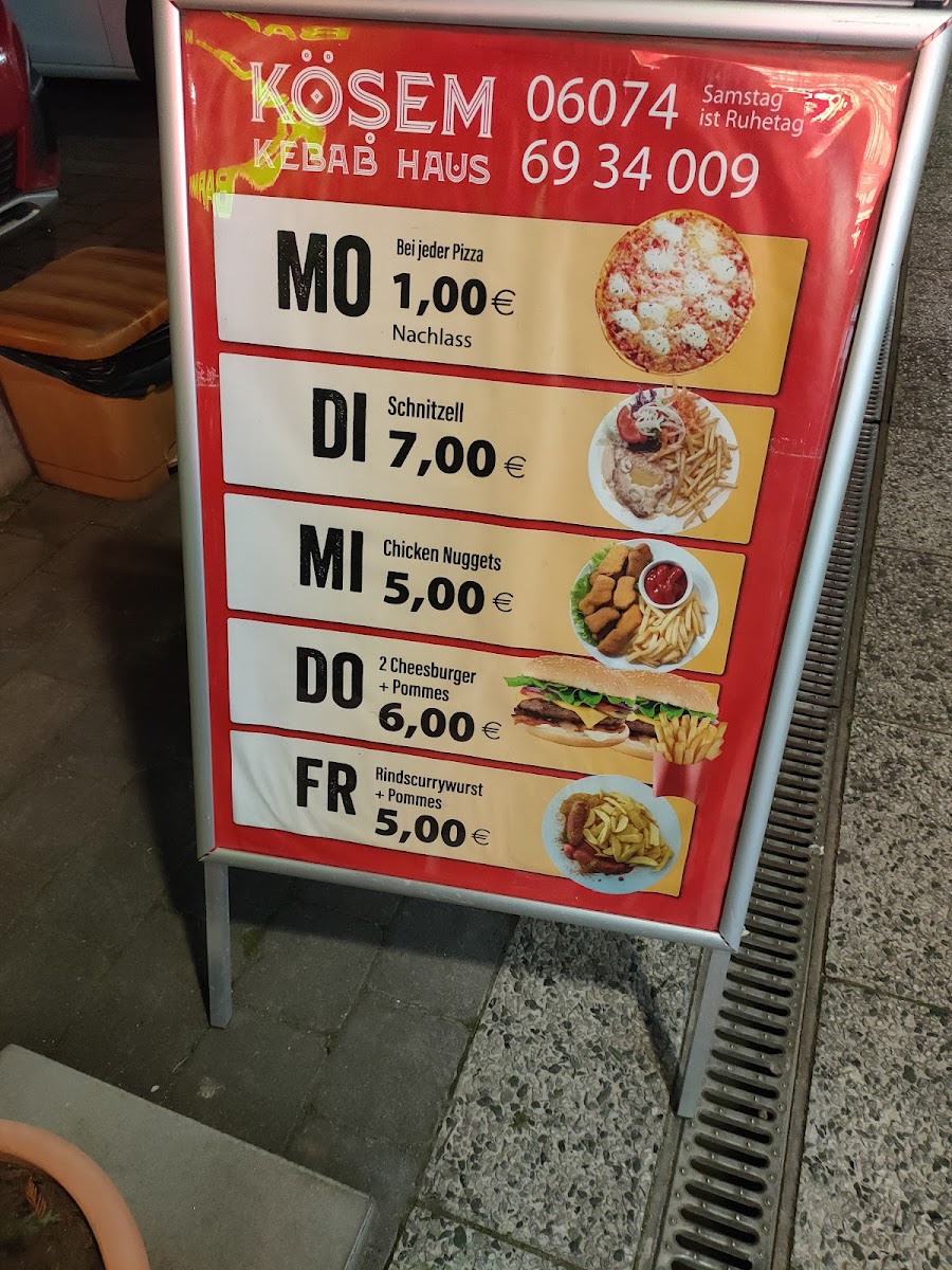 Kösem Kebab Haus Dietzenbach Photo Menu 1