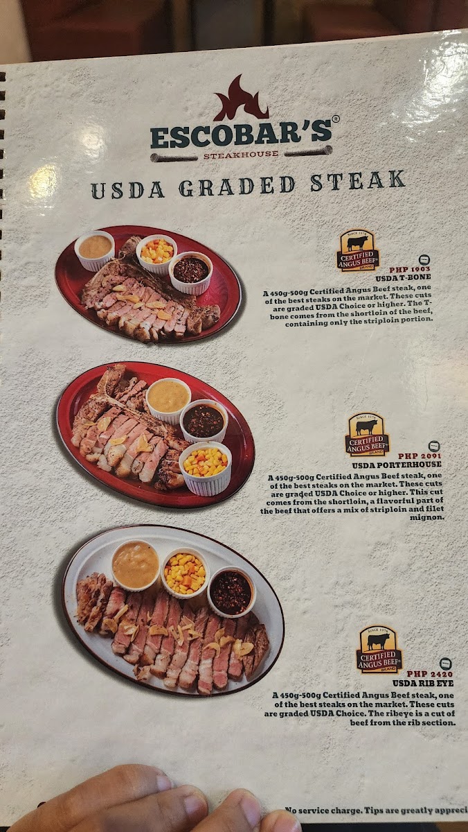 Escobar’s Steakhouse Photo Menu 7