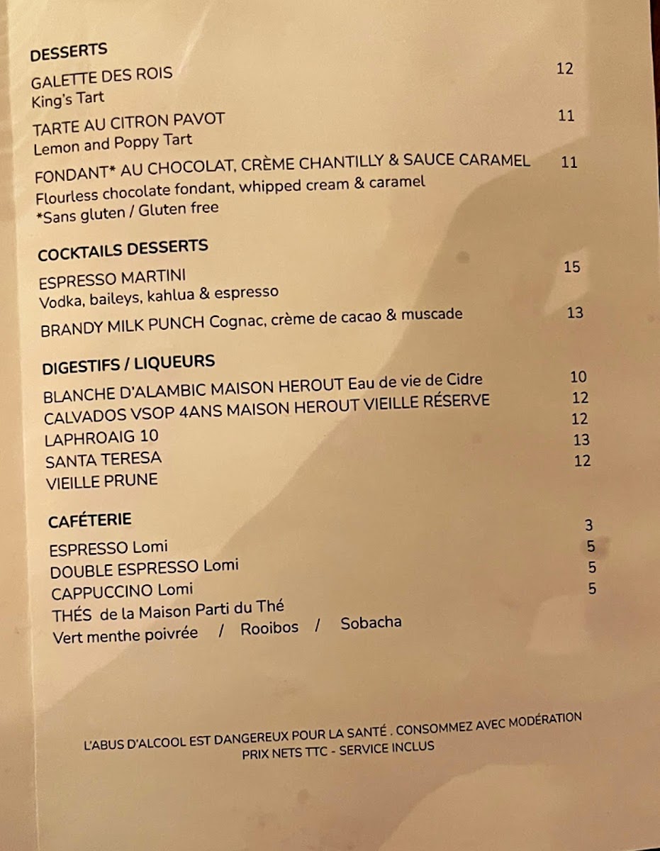 Poulette Photo Menu 2