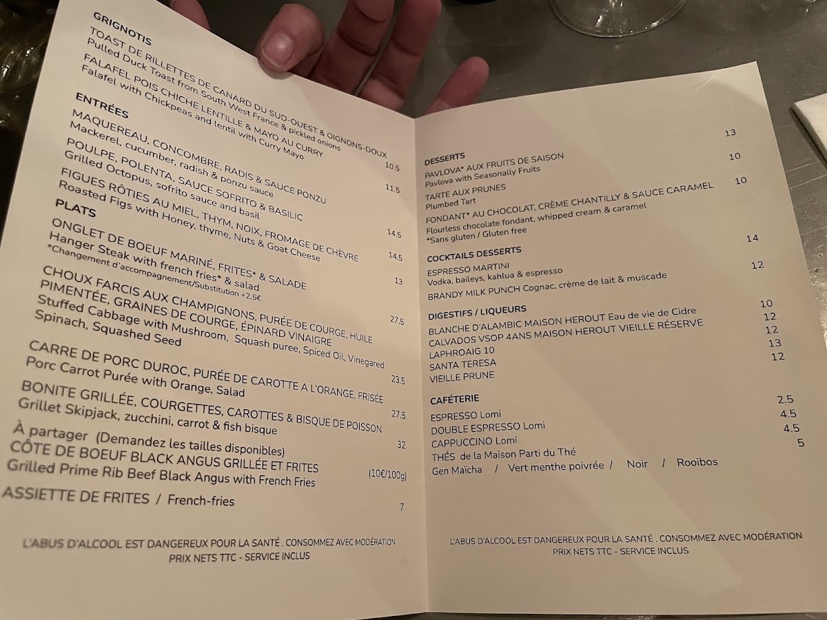 Poulette Photo Menu 6