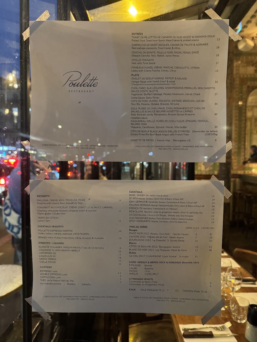 Poulette Photo Menu 9