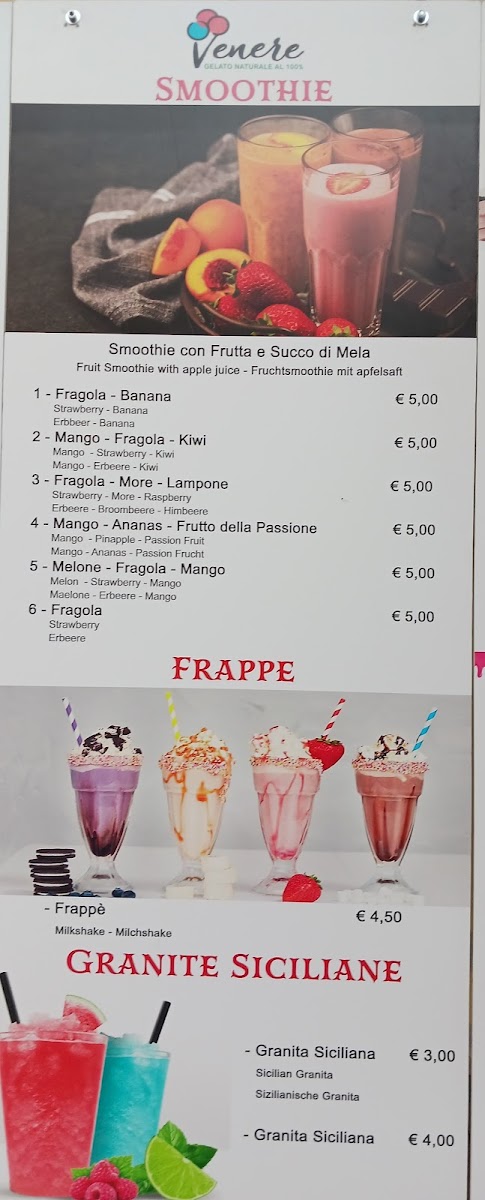Gelateria yogurteria venere Photo Menu 2