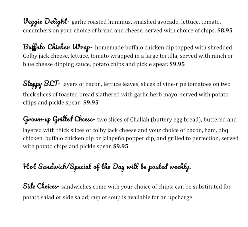 Terra Bona Bakery Cafe Photo Menu 7
