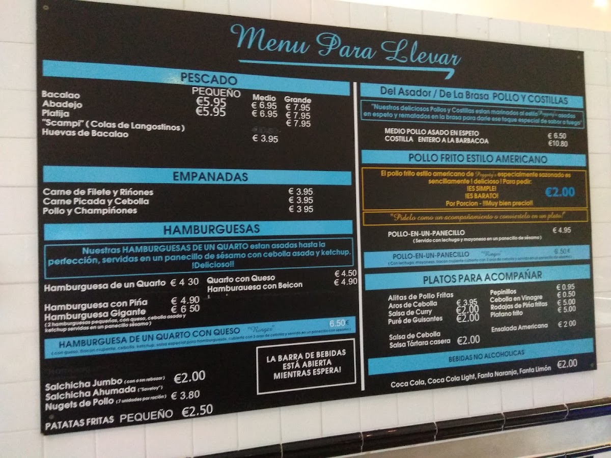 Peggotty’s Fish & Grills Photo Menu 5