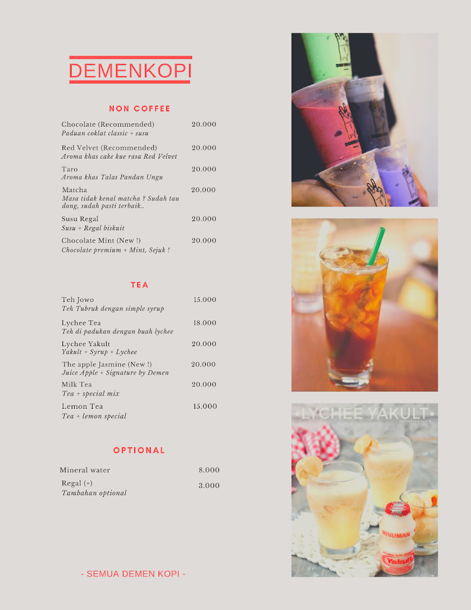 Demen Kopi x Damn Burger Photo Menu 1