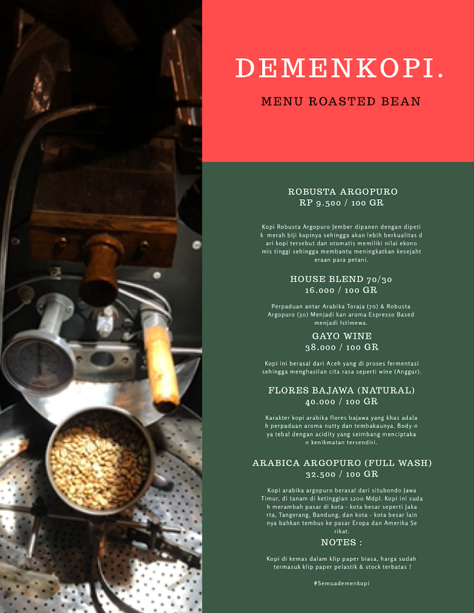 Demen Kopi x Damn Burger Photo Menu 7