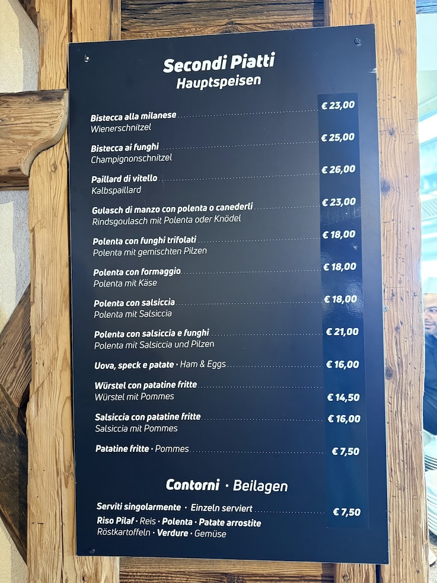 Restaurant auf dem Piz Seteur Photo Menu 1