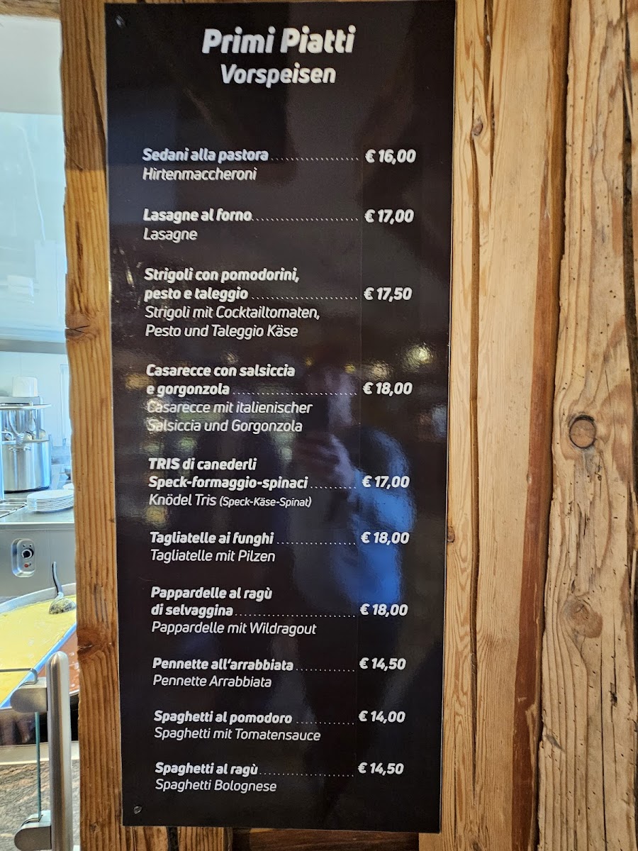 Restaurant auf dem Piz Seteur Photo Menu 5